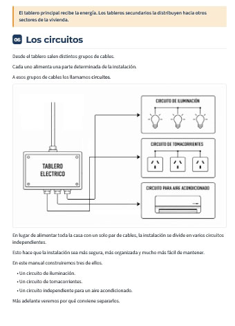 Instalación eléctrica prolija en vivienda