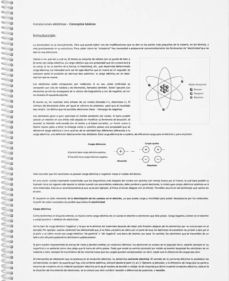 Portada del Manual de Electricidad Básica